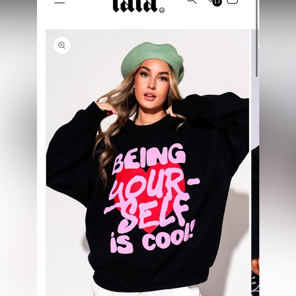 Dressed in Lala being yourself is cool pullover